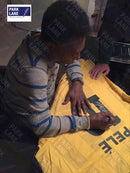 PELÉ PERSONALLY SIGNED BRAZIL FOOTBALL SHIRT, REAR SIGNED