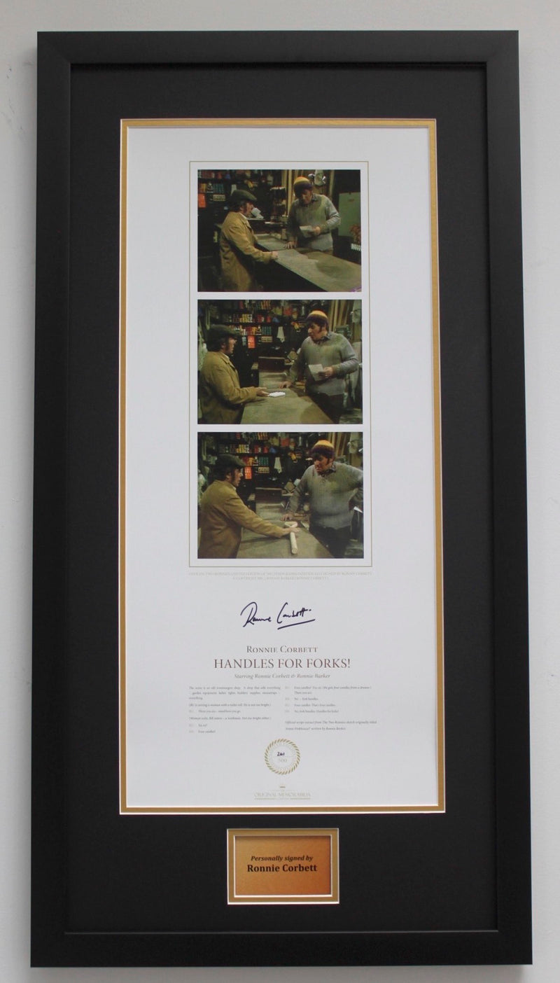 RONNIE CORBETT - HANDLES FOR FORKS - LIMITED EDITION - CLASSIC FRAME