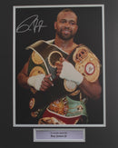 ROY JONES Jr - ALL THE BELTS - PRE-FRAMED