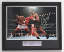 NIGEL BENN VS CHRIS EUBANK - SIGNED BY NIGEL BENN 18x12 - CLASSIC FRAME