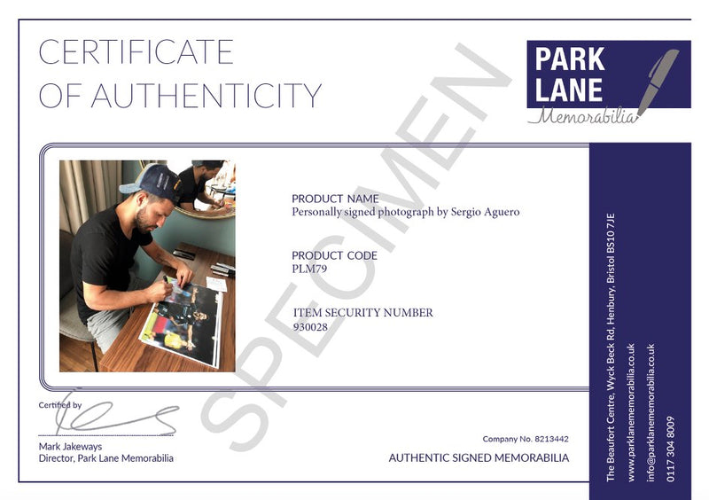 CERTIFICATE OF AUTHENTICITY