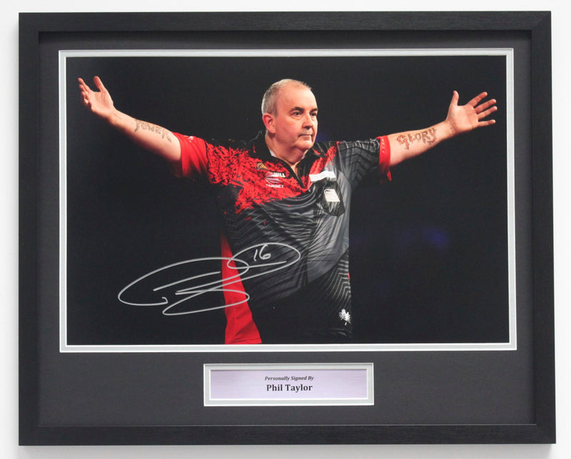 PHIL TAYLOR - THE POWER - 18x12 - CLASSIC FRAME
