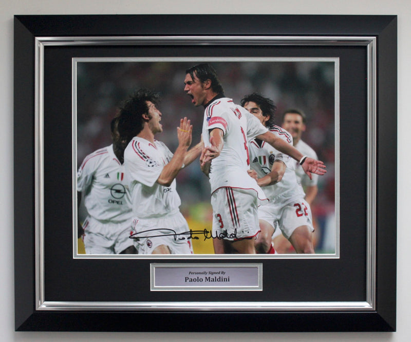 PAOLO MALDINI - SCORING IN THE 2005 CL FINAL - DELUXE FRAME