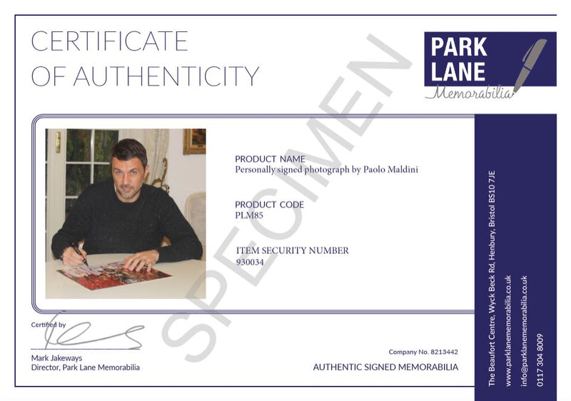 CERTIFICATE OF AUTHENTICITY