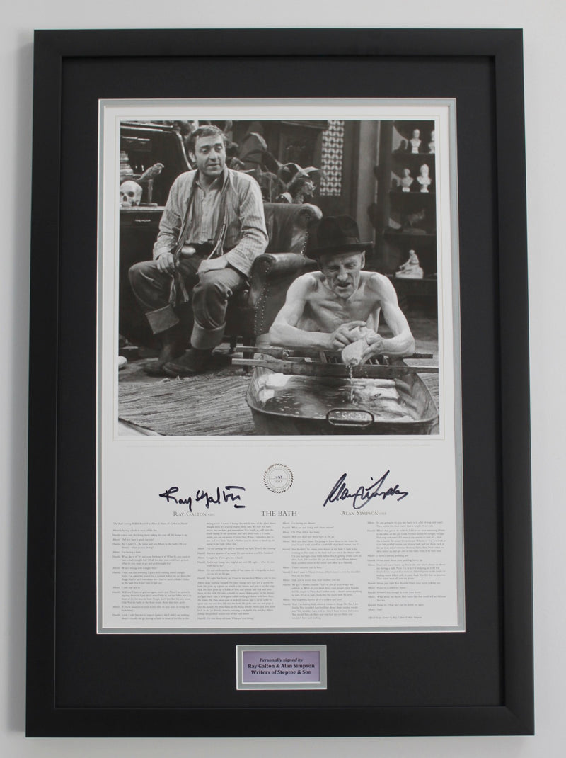 RAY GALTON & ALAN SIMPSON - STEPTOE & SON - THE BATH - CLASSIC FRAME