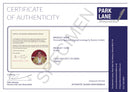 CERTIFICATE OF AUTHENTICITY