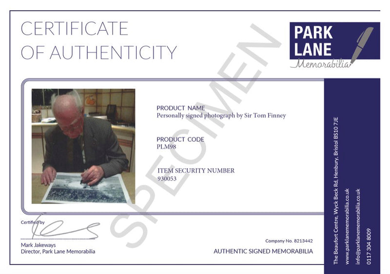 CERTIFICATE OF AUTHENTICITY